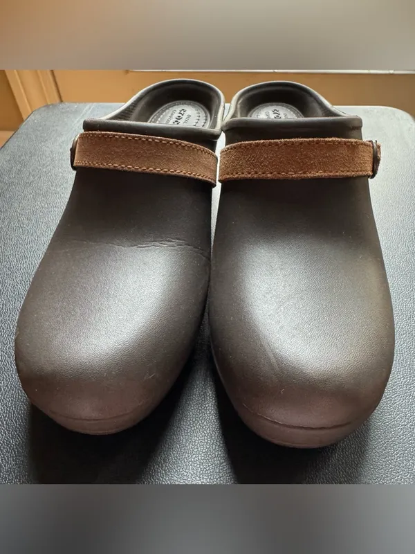 Crocs Sarah Clog Mule Dual Comfort Espresso 203631 Womens Size 7 - Image 3