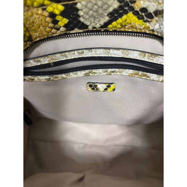 Jason‎ Wu Snakeskin Print Gold Tote Bag - Image 9
