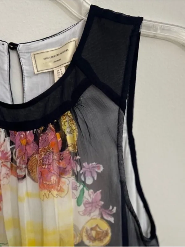 Anthropologie Moulinette Soeurs Varese Lightweight Silk Summer Dress Size 0 - Image 7