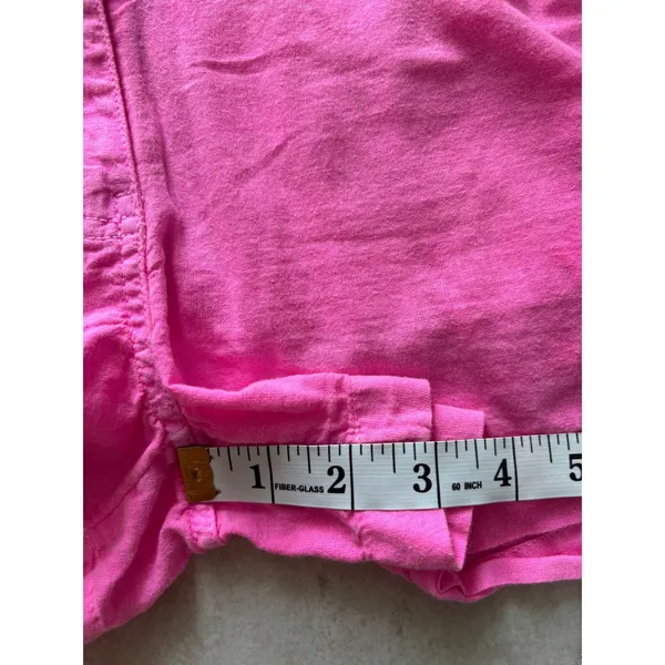 Vineyard Vines Shorts Womens 2 Pink‎ 3" Linen Blend Preppy Resort Travel Beach - Image 7