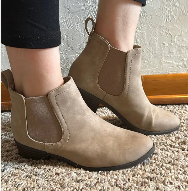 Taupe Ankle Boots Tan Size 7 - Image 8