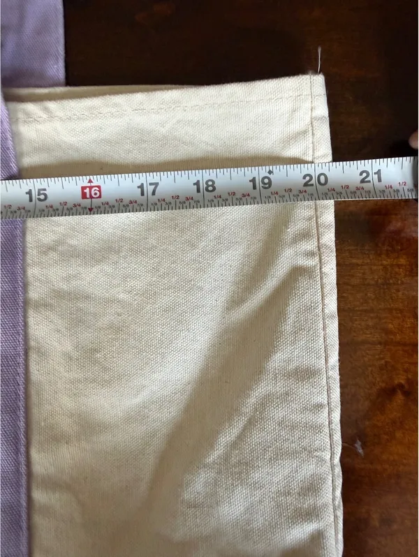 Trader Joe's Canvas Tote Bag with Purple Accents - Image 8