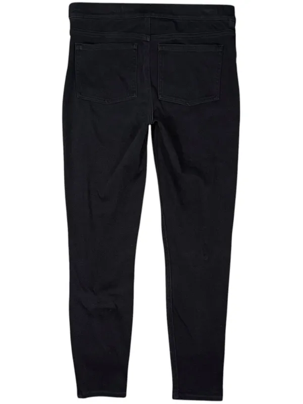 Spanx Jean-ish Ankle Leggings Tummy Shaping Soft Knit 20018R Black Sz Women's L - Image 3