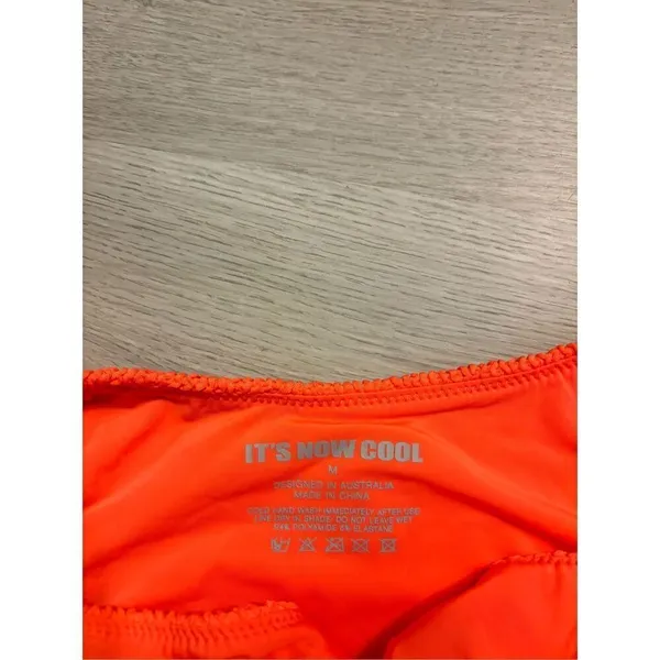 Free People It’s Now Cool Raspberry Crimped Swim Bottoms Sz Medium NWT - Image 3