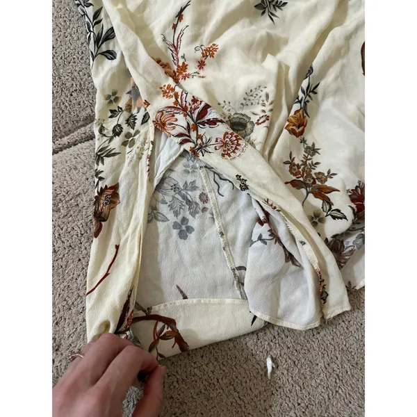 Here comes the sun tan floral dress - Image 7