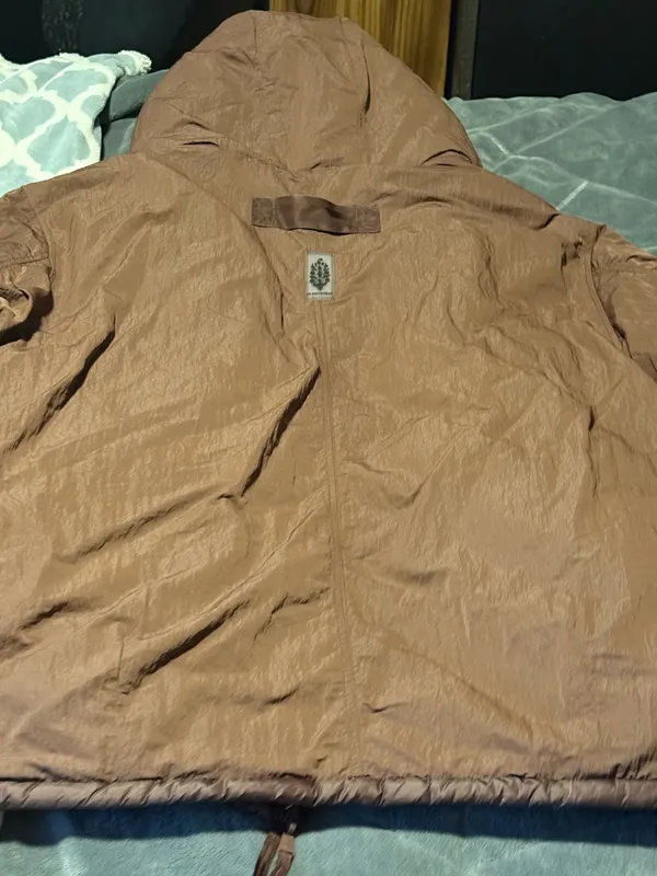 FP Movement brown puffer jacket with hood, size XL puffer #outerwear - Image 4