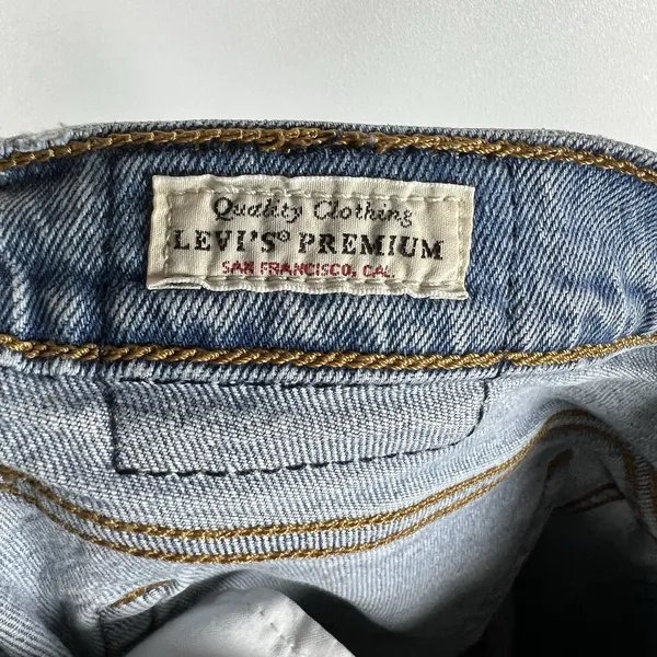 Levi's Wedgie Icon Fit Ankle Jeans High Waist Size 28 Casual Vintage Style - Image 9