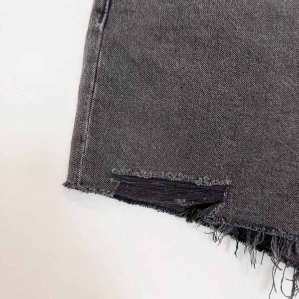 Levis 501 Cutoff Shorts 32 100% Cotton NWT Grunge Streetwear Baddie Summer Black - Image 5
