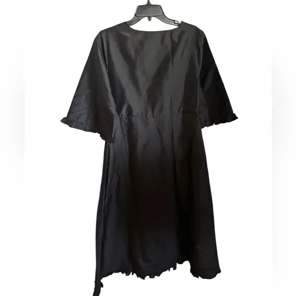 Beau & Ro Waverly Dress in black taffeta NWOT XS - Image 3