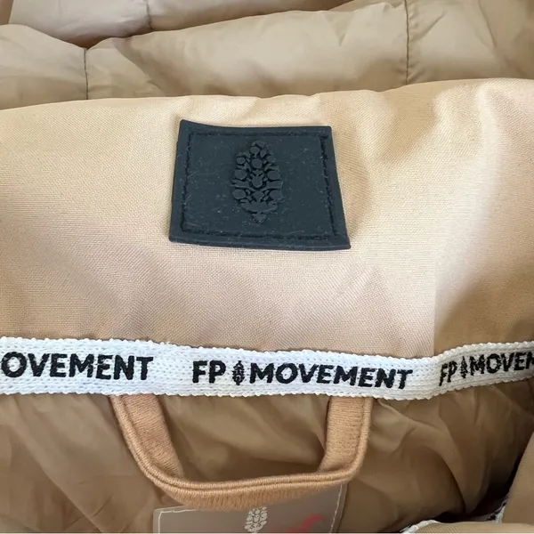Free People FP Movement All Prepped Ski Jacket Coat in Almond Brown / Tan - NWT - Image 10