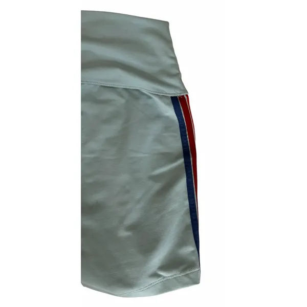 Aviator Nation 5 Stripe 4" High Rise Biker Shorts & Sports Bra Mist Women's Sm - Image 15