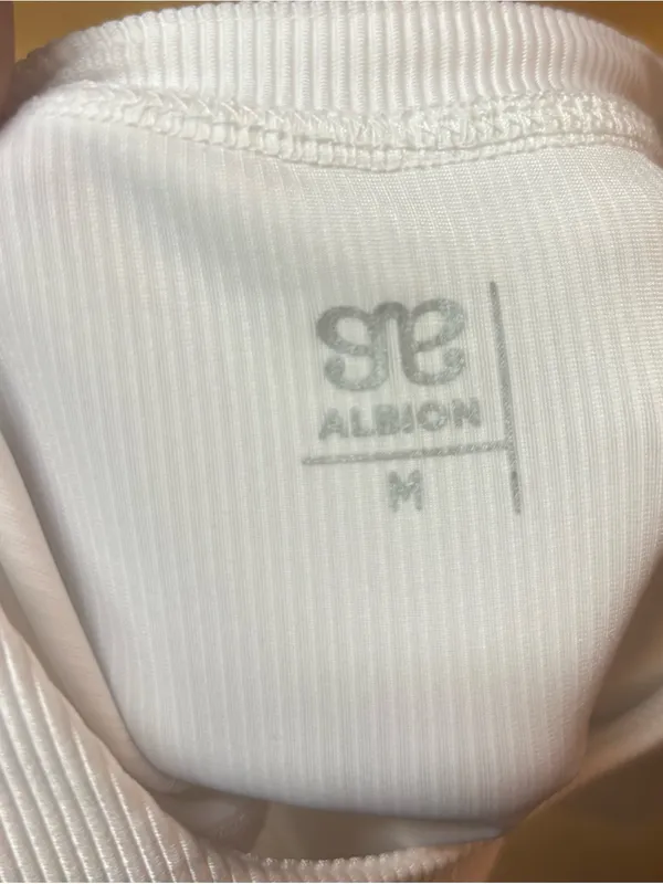 Albion Fit High Neck Ribbed Cropped Gorpcore Outdoor Preppy Athletic Tank Top M - Image 6