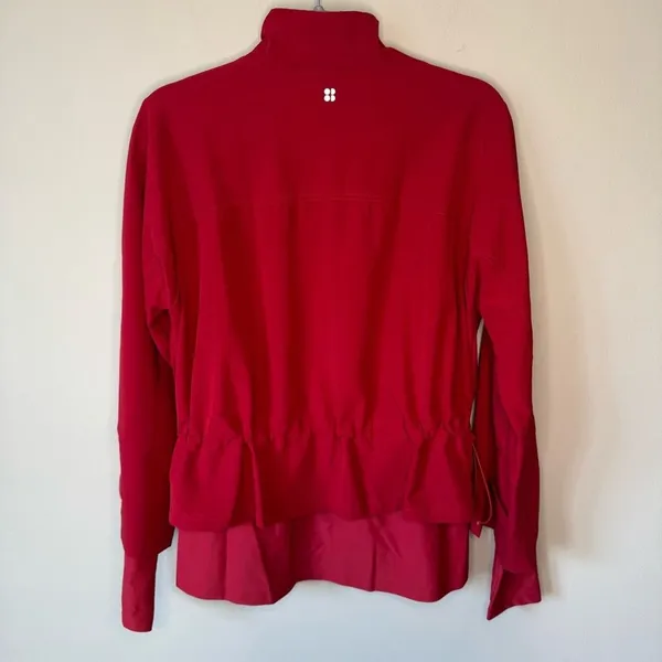 Sweaty Betty‎ Fast Lane Running Jacket In Vine Red Size Small 4-6 - Image 7