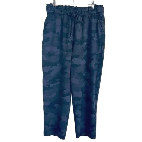 Lululemon Stretch High Rise Pants Crop 23" Sz 8 Heritage 365 Camo Deep Coal - Image 2