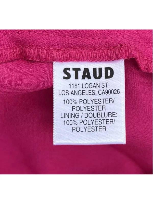 New Staud Steel Halter Maxi Dress Blush Pink Cutout Wedding Guest Party Bridal - Image 10