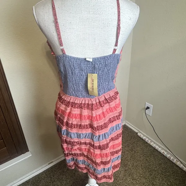 NWT American Rag Cie Corset Dress‎ Indie Sleeze Fairy Grunge Boho Festival M - Image 4