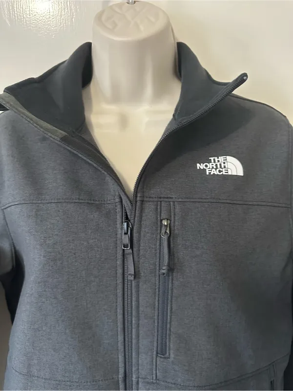 The North Face Women's Dark Gray Softshell Jacket - Image 5