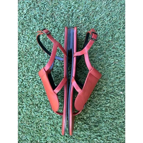 Longchamp’s New Collection of Flat Sandals, Burgundy, Size EU41/US10, NWOT - Image 6