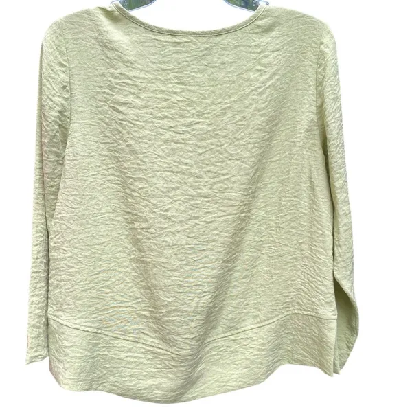 Habitat Clothes to Live In S Pastel Green Long Sleeve Tunic Top Blouse Artsy - Image 8