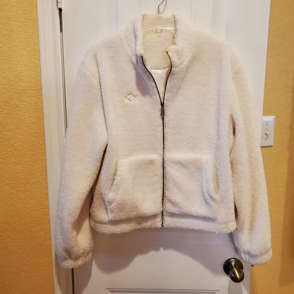 Klassy Network Teddy Jacket White Small - Image 4