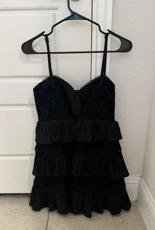 DO+BE Black Mini Dresss - Image 3