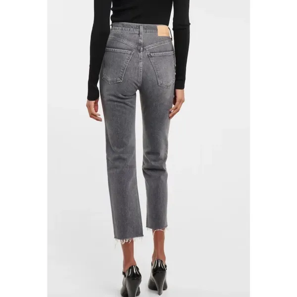 CITIZENS OF HUMANITY Daphne High Rise Stovepipe Cropped Jeans Size 32 - Image 2