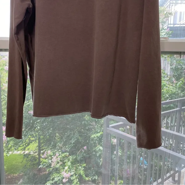 Jersey"I Left My Boat In Cape Cod" Brown Grunge Graphic Hoodie Fall Top XXL EUC - Image 5