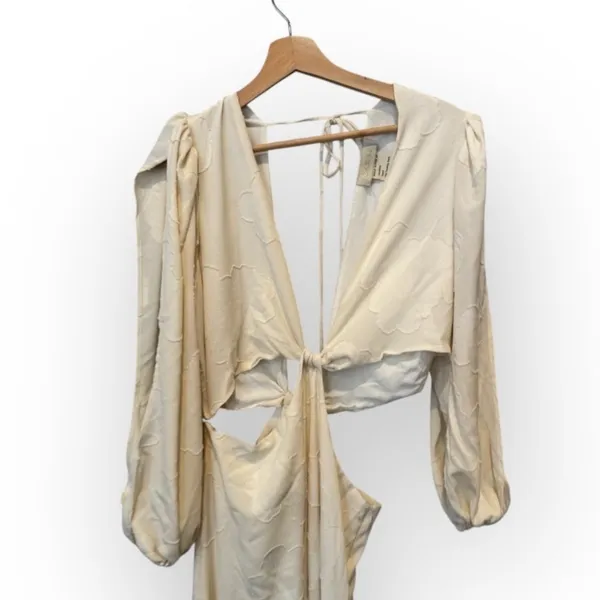 NEW BOAMAR Bianca Balloon Sleeve Cutout Cover-Up Maxi Dress Size XL - Image 9
