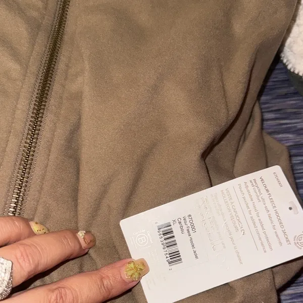 SOUL & SKY Fleece Full Zip‎ Velour Hoodie - Image 4
