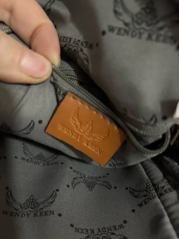 Brown Logo Mini Backpack for Women - Image 3