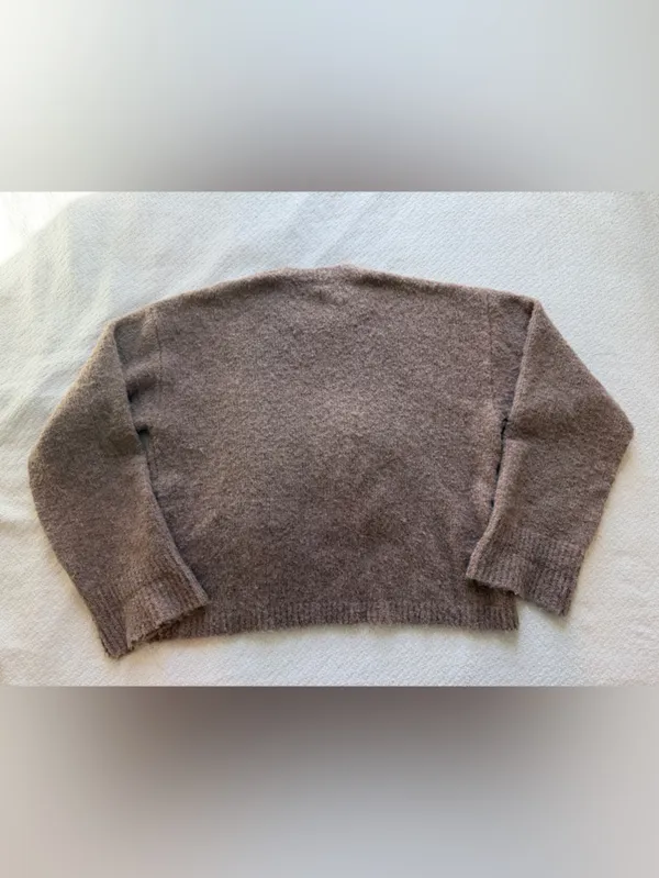 Eddie Bauer Cuddle Up Sweater NEW Medium Oatmeal Tan - Image 3