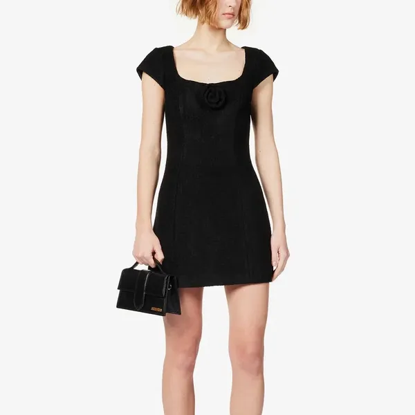 Reformation black mini dress - Image 3