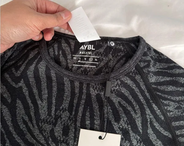 AYBL Workout Full Sleeve Crop Top NWT - Image 2