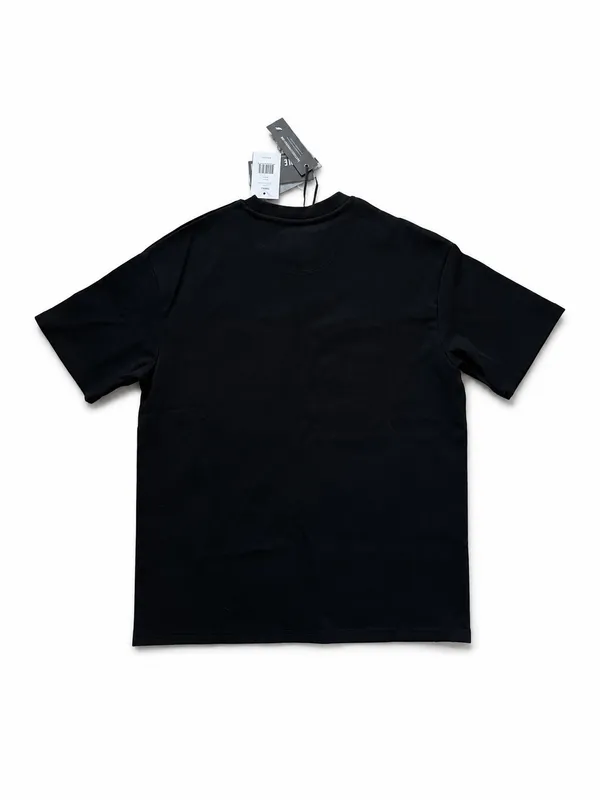 Stone Falcon Black Graphic T-Shirt Gothic Streetwear Short Sleeve - Image 2