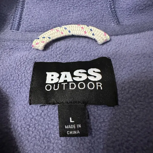 Bass Outdoor Quarter Zip Fleece Women's Hoodie - NWT - Size L - Image 9