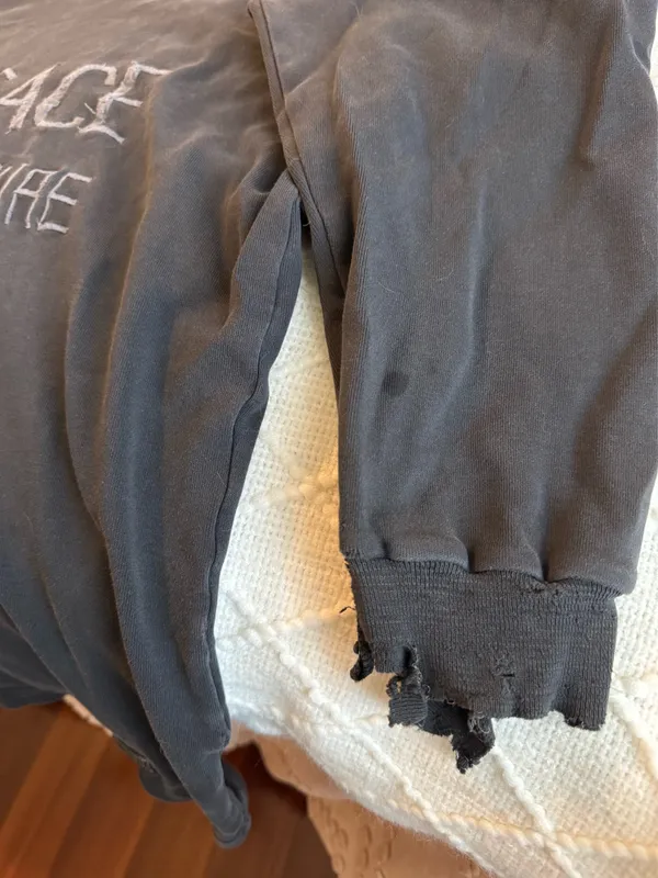 Versace Distressed Hoodie Sweatshirt - Image 8