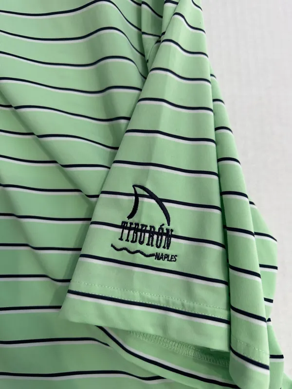 Footjoy Tibúron Naples Light Green Golf Polo Shirt - Image 3