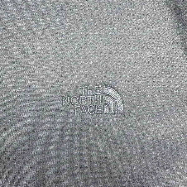 The North Face Fleece Jacket Womens XXL Light Gray Full Zip‎ Mock Neck NV 392125 - Image 8