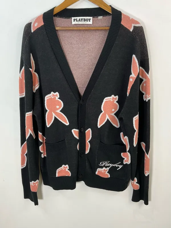 Playboy by Pacsun Bunny Cardigan Size Medium - Image 3