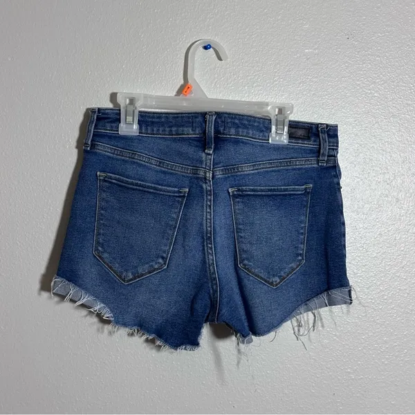 Abercrombie & Fitch Women Denim‎ Blue Cut Off Harper Low Rise Shorts size 2/26 - Image 3