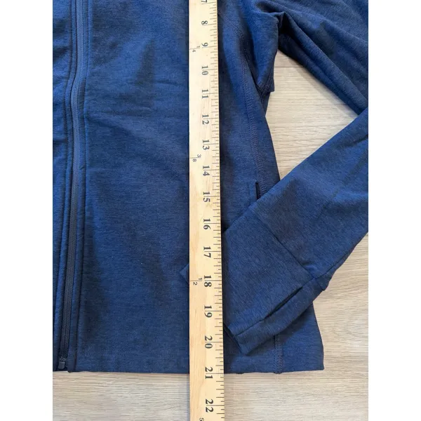 Beyond Yoga Spacedye High Energy Navy Activewear Breathable Hoodie NWOT Small - Image 3