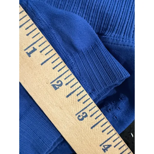 Free People FP Movement Good Karma High Waisted Seamless Shorts Royal Blue S/M - Image 6