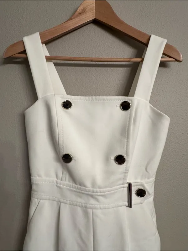 KAREN MILLEN Square-Neck Jumpsuit - Image 3