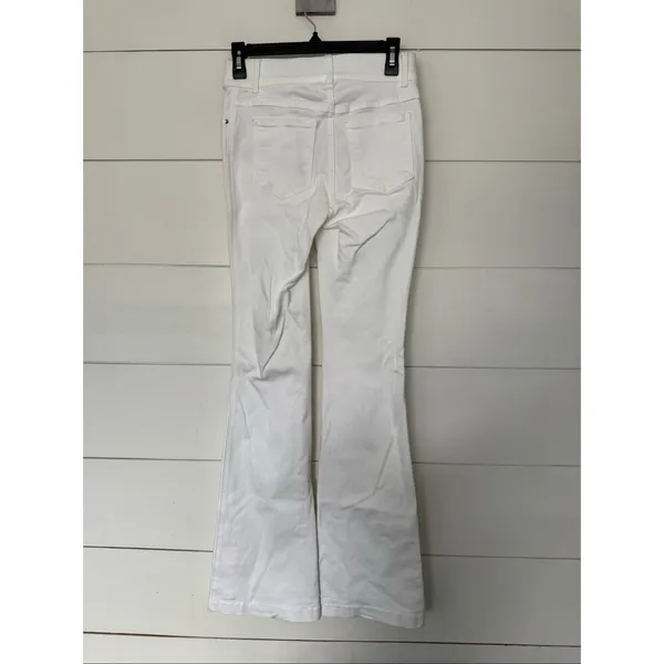 Spanx Women’s Small White Pull on Flare Jeans - Image 3