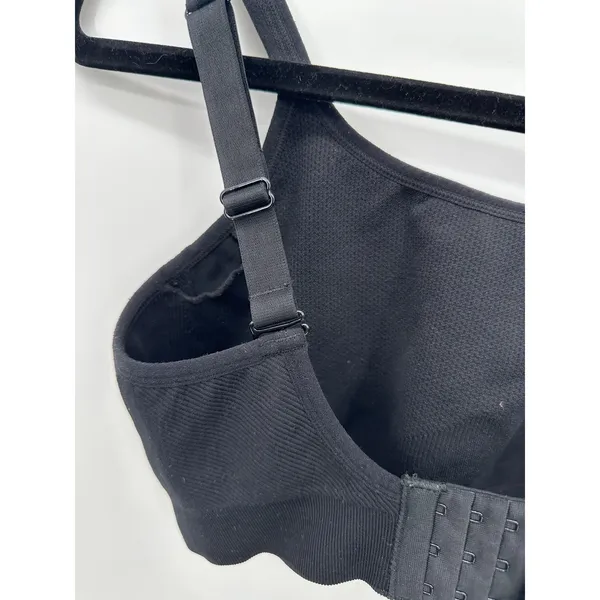 Soma Womens Sport Seamless Ballet Back Bra Sz‎ M Black Everyday Comfort Basic - Image 5