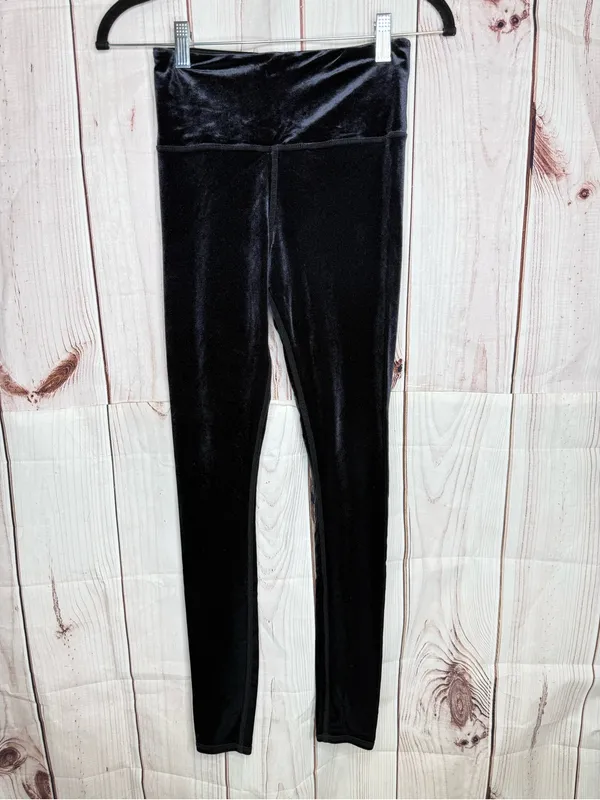 Alo Yoga High Waist Posh Velvet Legging Black Small - Image 2