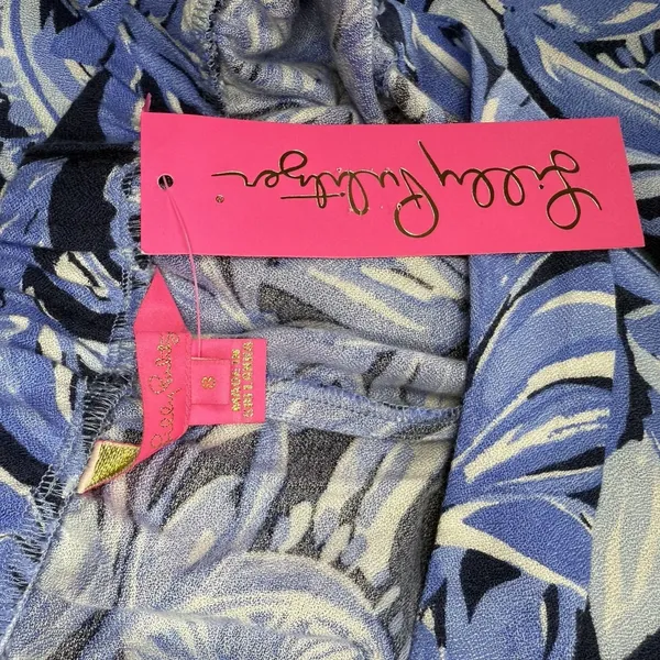 NWT Lilly Pulitzer M (8)‎ Avery Crop Palazzo Pants High Tide Beach Resort $118 - Image 6
