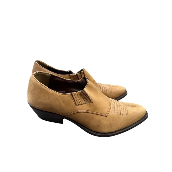 Giorgio Brutini Womens Brown Leather Western Ankle Boots Size 7.5M SKU 6866 - Image 5