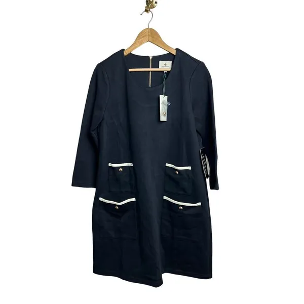 Tuckernuck Black Francoise Mod Mini Dress NWT Sz. L - Image 4
