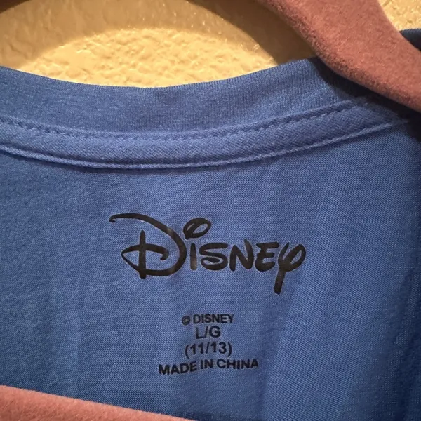 Disney Mickey Mouse Beach Bum Tie Dye Stripped Tee sz L - Image 4